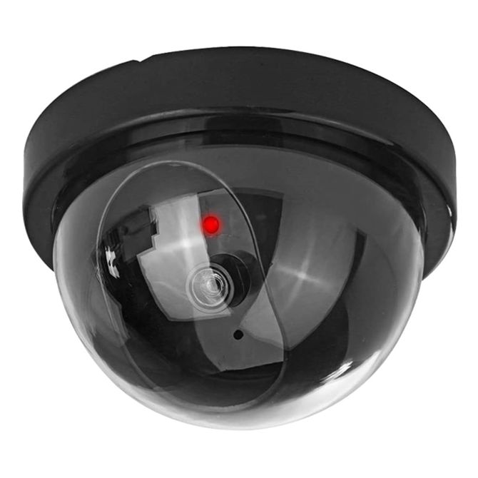 Črna lažna kamera z LED - dome 6