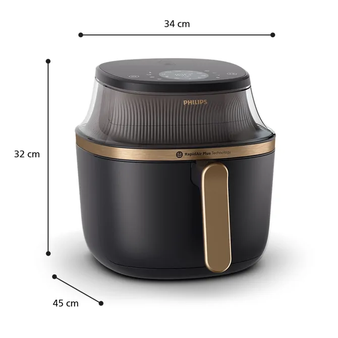 Cvrtnik na vroč zrak Philips na342/00, 9l, 2000W 6