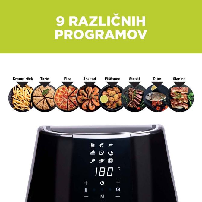 Cvrtnik na vroč zrak Rosmarino Infinity Pro 3,5 L 2