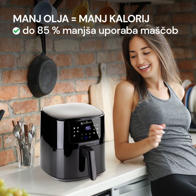 Cvrtnik na vroč zrak Rosmarino Infinity Vision XL - 5 l 5