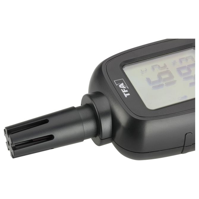 Digitalni profesionalni termo-higrometer TFA Dostmann 31.1066.01, temperatura, relativna vlažnost, črna/rumena 2