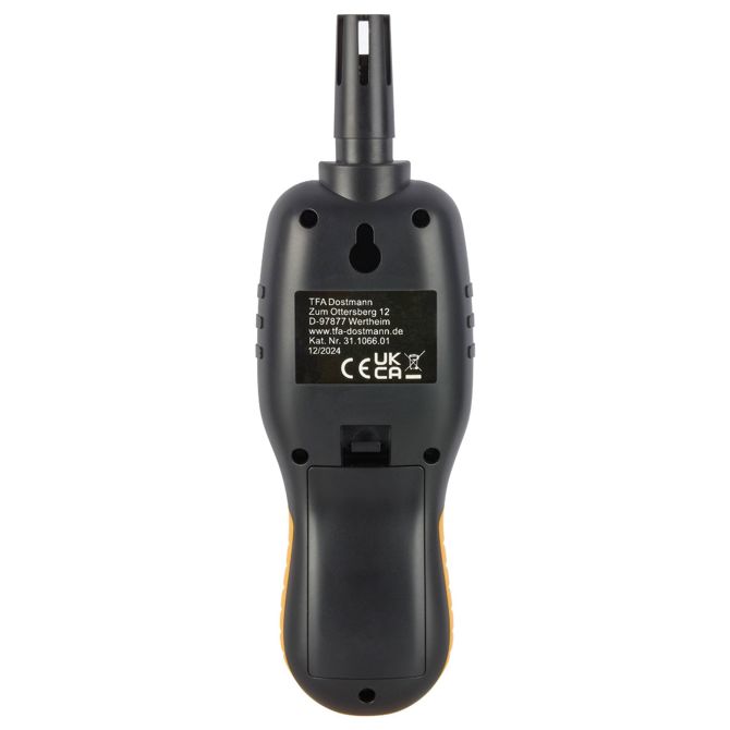 Digitalni profesionalni termo-higrometer TFA Dostmann 31.1066.01, temperatura, relativna vlažnost, črna/rumena 5