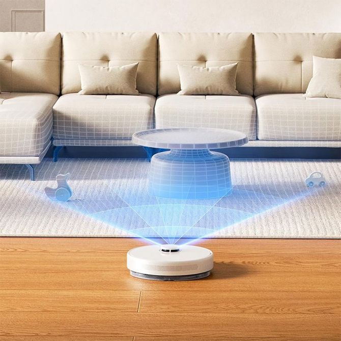 Robotski sesalnik Dreame D10 Plus, gen. 2, samopraznilna postaja, bel (6976233675879) 2