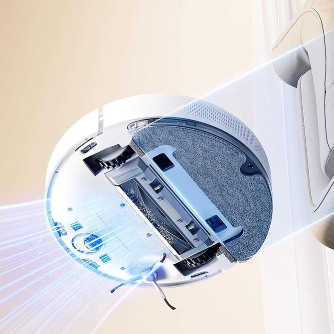 Robotski sesalnik Dreame D10 Plus, gen. 2, samopraznilna postaja, bel (6976233675879) 5