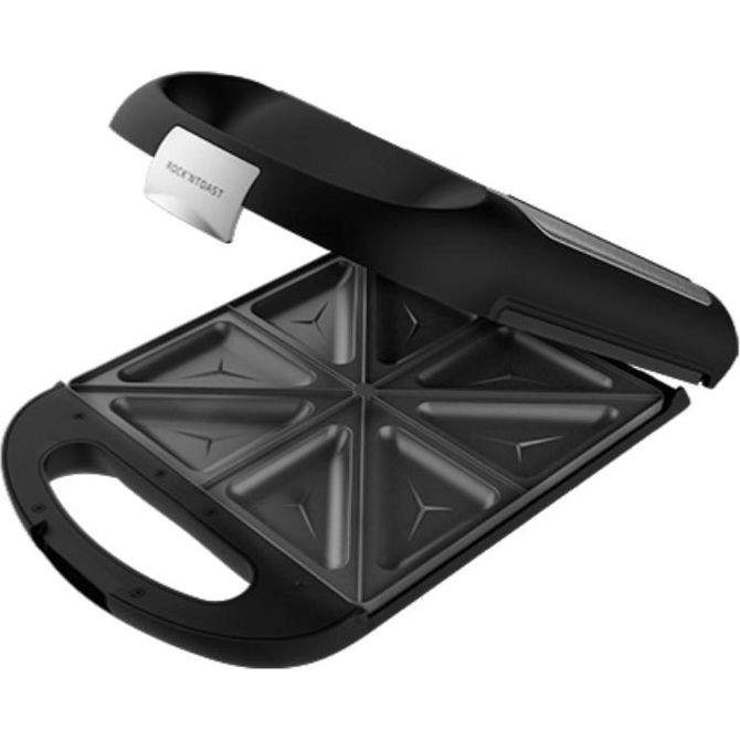 Družinski aparat za sendviče Cecotec Rock'nToast (nerjaveče jeklo/črna barva, 1500 W, za 4 osebe) 2