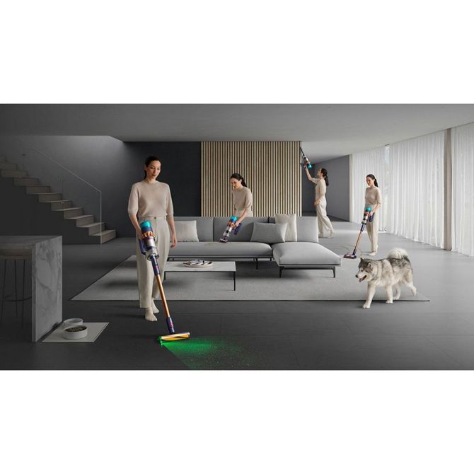 Pokončni sesalnik Dyson Gen 5 DT Absolute brezžični, napredna filtracija, 60 min delovanja, LED osvetlitev, Hyperdymium motor – Midnight Blue/Bakreno 6