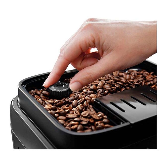 Kavni aparat DeLonghi ECAM 290.22.B Magnifica Evo, popolnoma avtomatski, vgrajen mlinček, 15 barov, črna barva 4