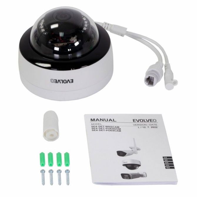 Evolveo IP kamera Detective POE8 SMART antivandal 6
