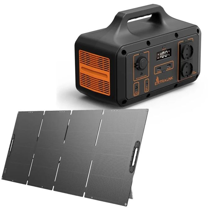 Extralink EPS-120W | Zložljiva sončna plošča | za elektrarno 2