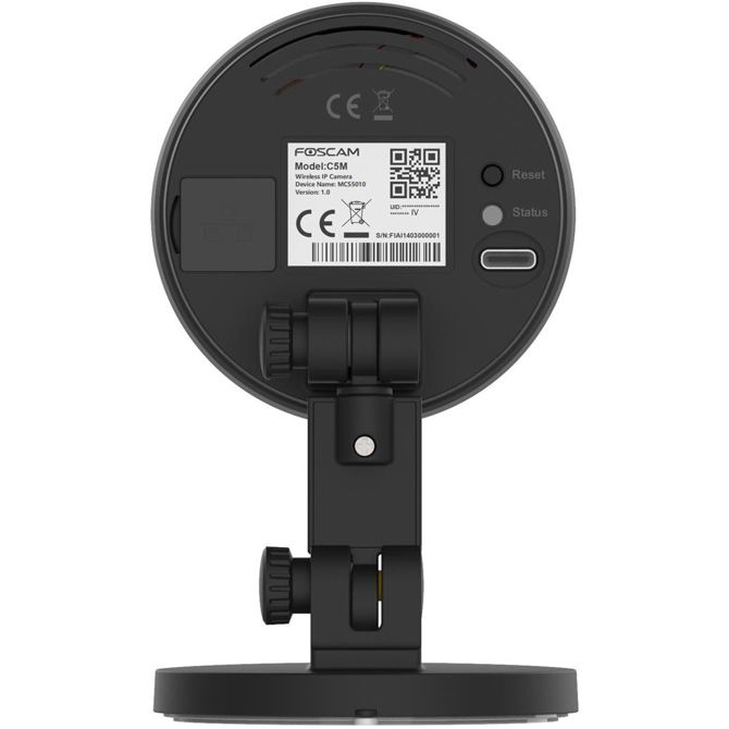 Varnostna kamera Foscam C5M črna, 5MP, nočni vid 8m, dvojni WiFi, 350° vrtenje 3