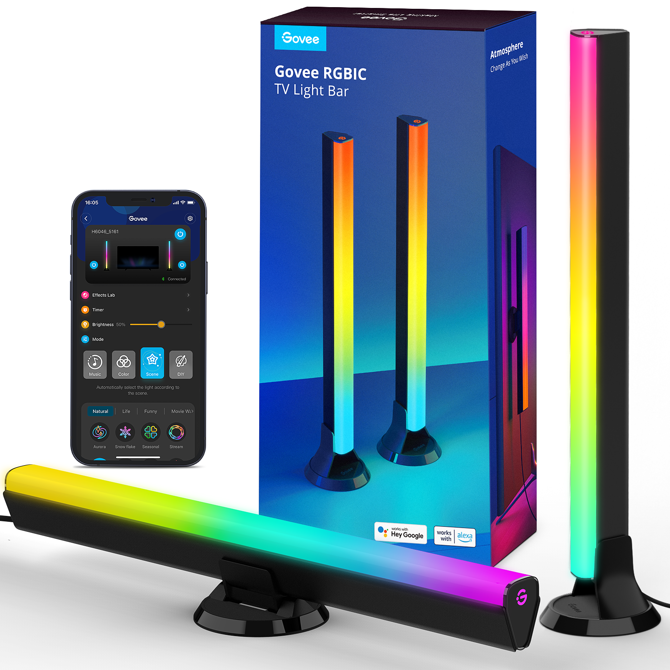 GOVEE RGBIC TV Light Bars 2
