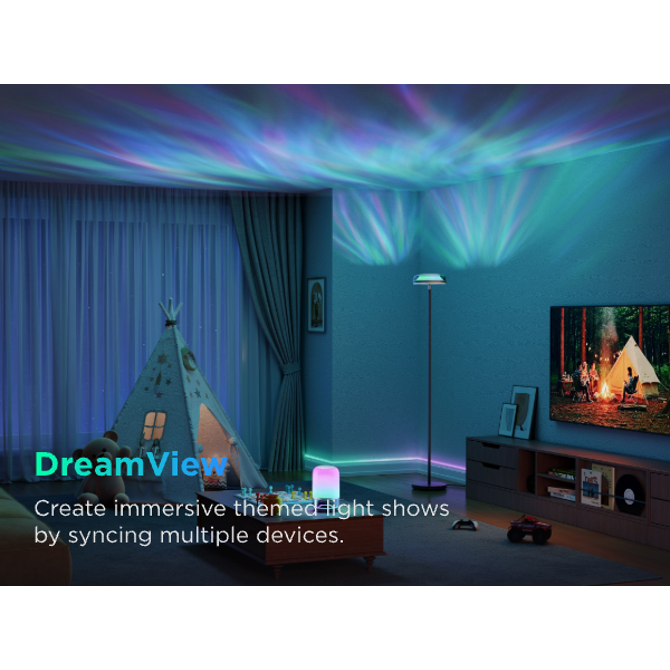 LED talna svetilka Govee Uplighter Floor Lamp, RGBICWW, pametna, 3 svetlobne cone, 2700–6500 K, CRI 95 6