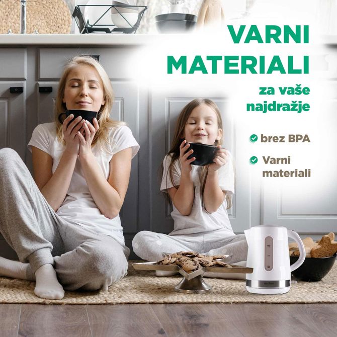 Grelnik vode Rosmarino Infinity Classic, 2200 W, 1,7 l, bel 3
