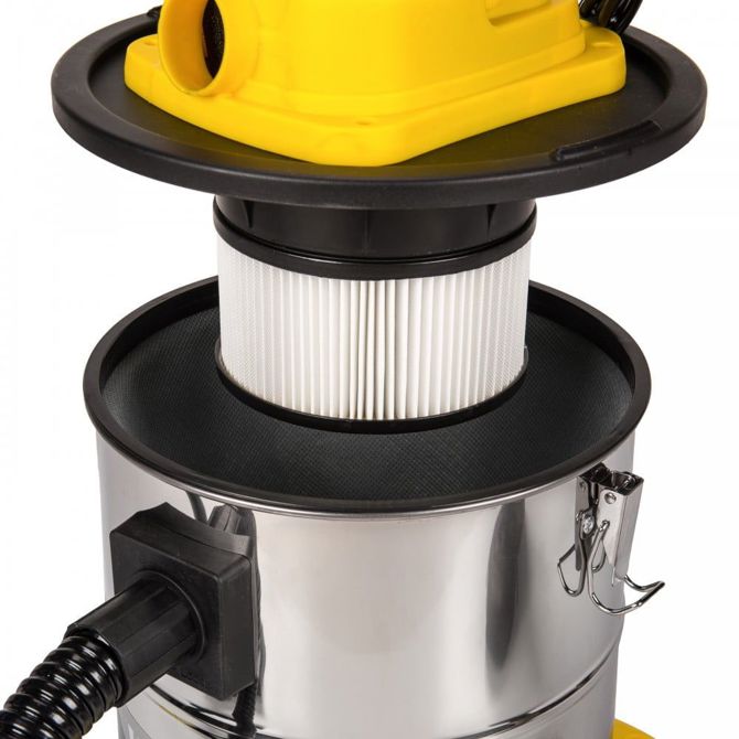 Industrijski sesalnik za pepel HEPA 84pm-esp-2000, 20L, 2000W 4