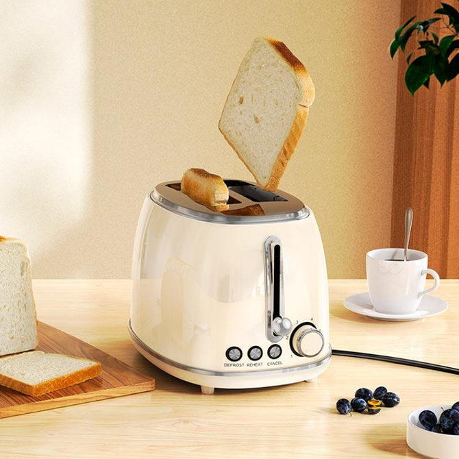 Hoco opekač Retro toaster HE50 850W - bel 2