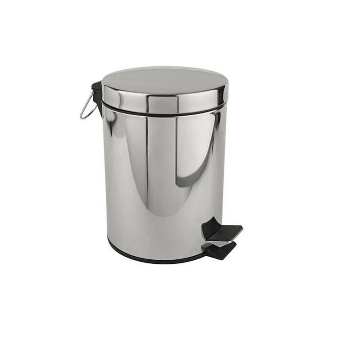 Inox kopalniški koš 5L poliran 3