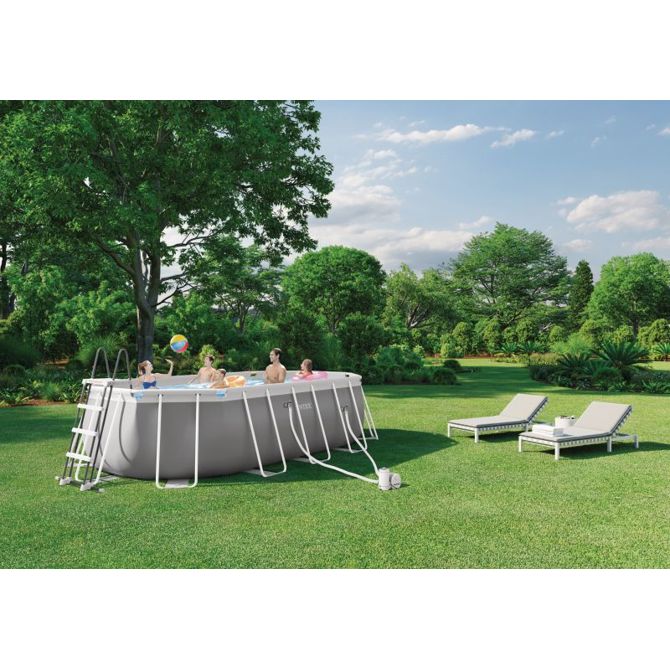 Bazen Intex Prism Frame Premium 26798NP, 610 × 305 × 122 cm, 18.202 l, peščena filtracija, ovalni 3