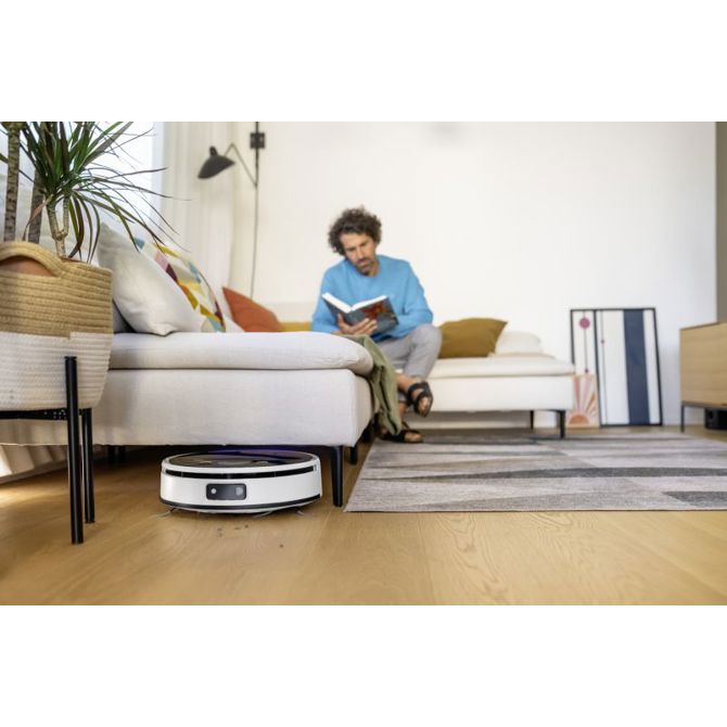 Robotski sesalnik Kärcher RVF 7 Comfort Extra 1.269-693.0, 14,4 V baterija, do 13.000 Pa, LiDAR + kamera AI, večnamenska postaja, bela barve 3