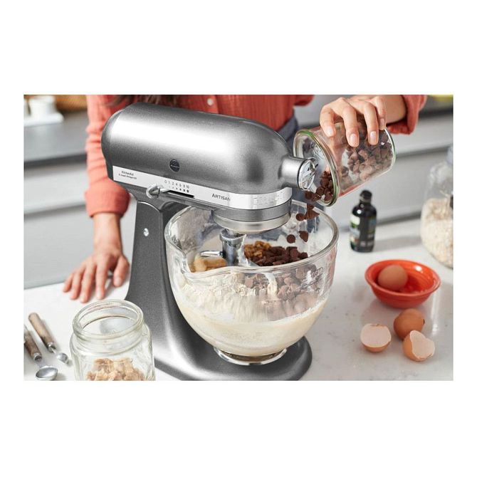 Kuhinjski robot Kitchenaid 5KSM185PSEMS 4,8l, siv 4