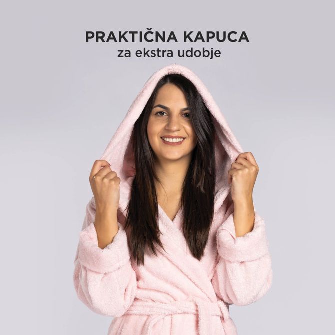 Kopalni plašč Svilanit INFINITY – roza 5