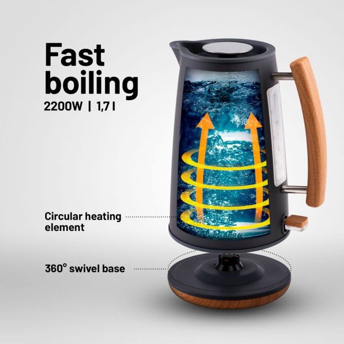 Grelnik vode Lauben 17GR, 2200W, 1,7l 3