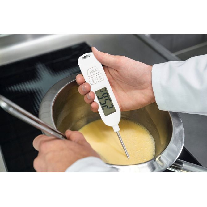 LCD kuhinjski termometer -50 do +300°C 25cm bel 3