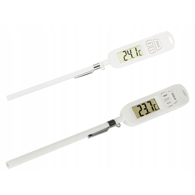 LCD kuhinjski termometer -50 do +300°C 25cm bel 5
