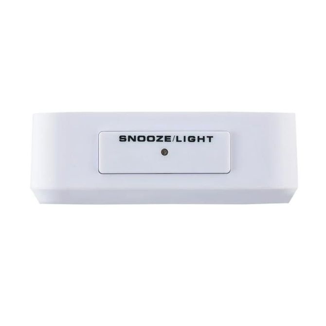 LED bela digitalna budilka in termometer 5