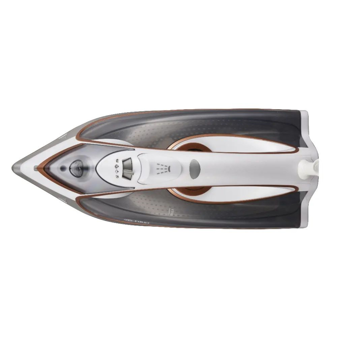 Likalnik parni FIRST s keramično ploščo 3200W, 450ml, belo-siv 2