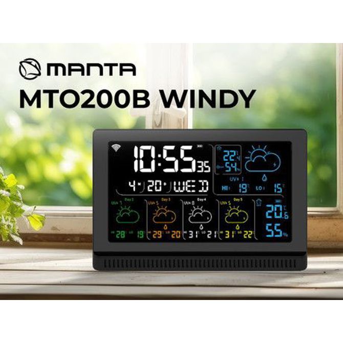 Pametna vremenska postaja MANTA MTO200B WINDY 5