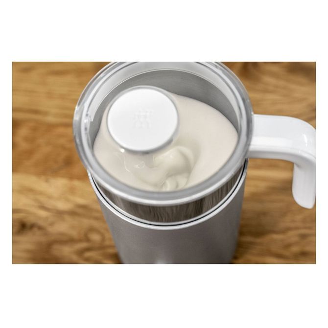 Penilnik mleka Zwilling Enfinigy 400 ml, avtomatski grelnik, 2 funkciji, nerjaveče jeklo, srebrn 4