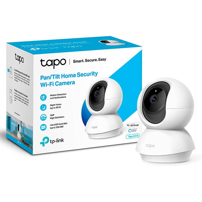 Nadzorna kamera TP-Link Tapo C210, dnevno-nočna, vrtenje/nagibanje, FHD, Wi-Fi, bela 3