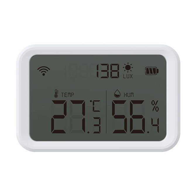 Pametni senzor temperature in vlažnosti NEO NAS-TH02W ZigBee Tuya z LCD zaslonom 2