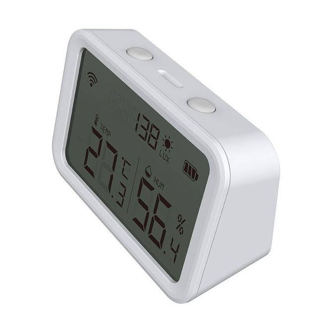 Pametni senzor temperature in vlažnosti NEO NAS-TH02W ZigBee Tuya z LCD zaslonom 4