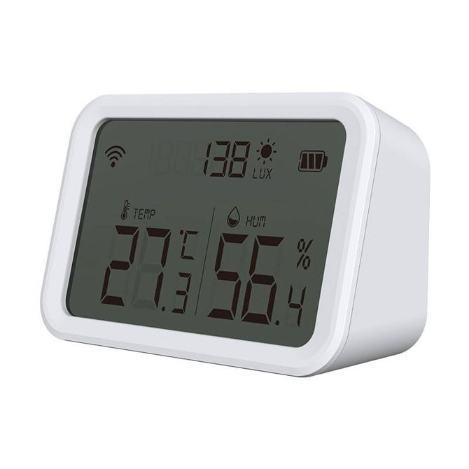 Pametni senzor temperature in vlažnosti NEO NAS-TH02W ZigBee Tuya z LCD zaslonom 5