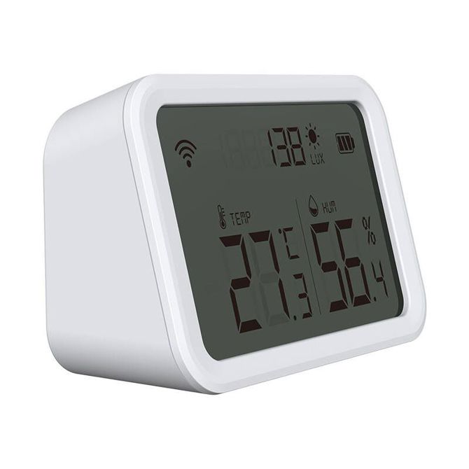 Pametni senzor temperature in vlažnosti NEO NAS-TH02W ZigBee Tuya z LCD zaslonom 6
