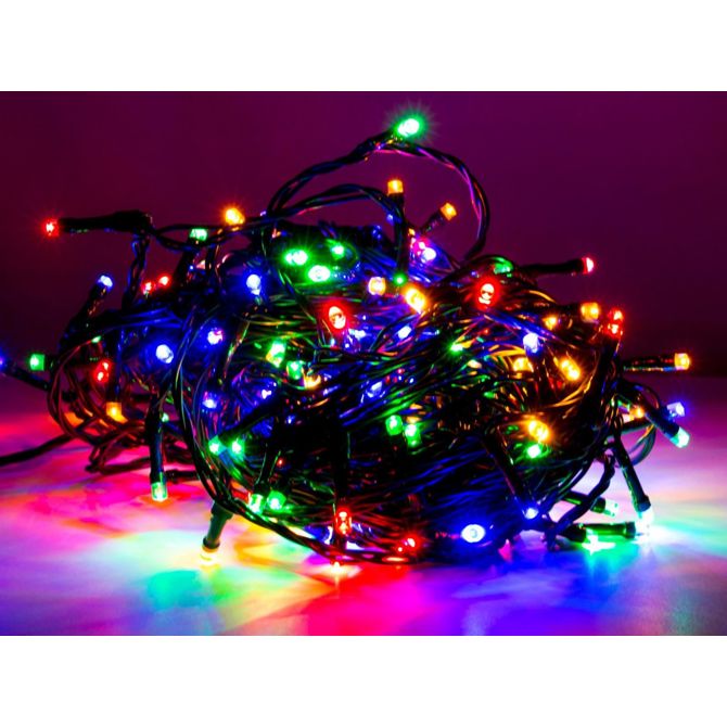 Novoletne lučke veriga 240 LED RGB 24m - 8 funkcij 3