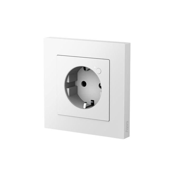 Pametna vtičnica Aqara H2 merjenje porabe, podpora Alexa/Apple/Google/Matter/Thread/Zigbee, za notranjo uporabo, bela 2