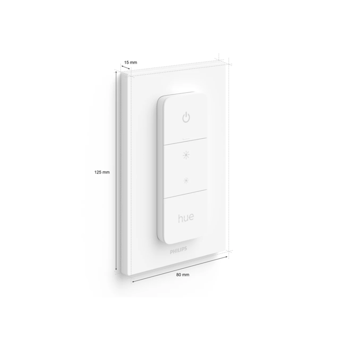 Pametno stikalo Philips 929002398602 bela plastika BT (1 enota) HUE brezžično prenosno 3