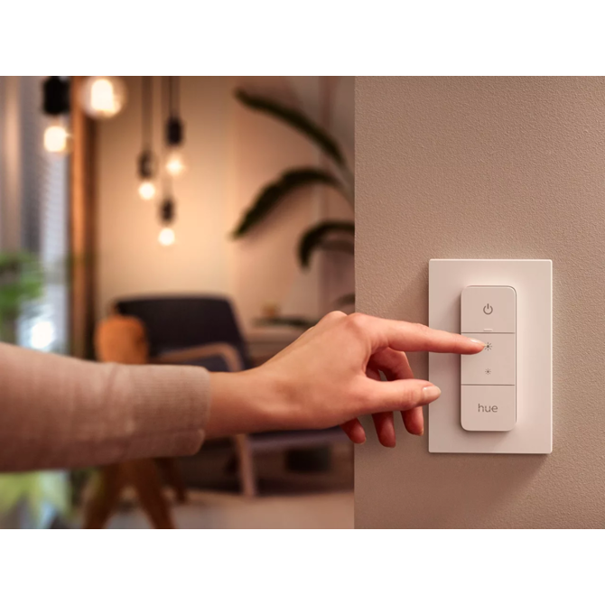 Pametno stikalo Philips 929002398602 bela plastika BT (1 enota) HUE brezžično prenosno 5