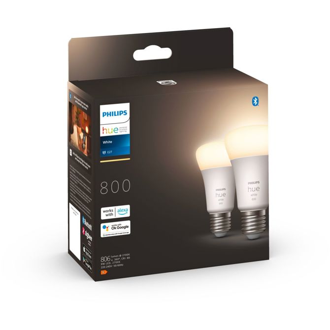 Philips Hue White E27 dvojno pakiranje 2x800lm 60W 3