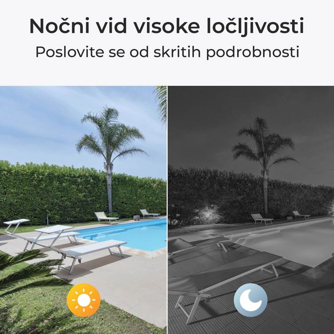 Reolink IP Kamera Argus serija B320 3MP, Zunanja, Baterijska, dvosmerni zvok BWB2K07 5