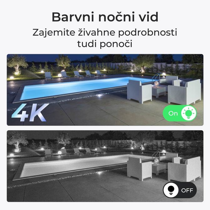 Reolink Ip Kamera serija P344 4K, 12MP, Barvni nočni vid, Dome POE PC1224AD6K01 4