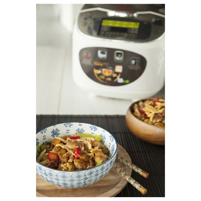 Cvrtnik Tefal RK8121 večnamenski, 45 v 1, LCD zaslon, teflonska prevleka, funkcija ohranjanja toplote, notranji lonec za pomivalni stroj, bel 4