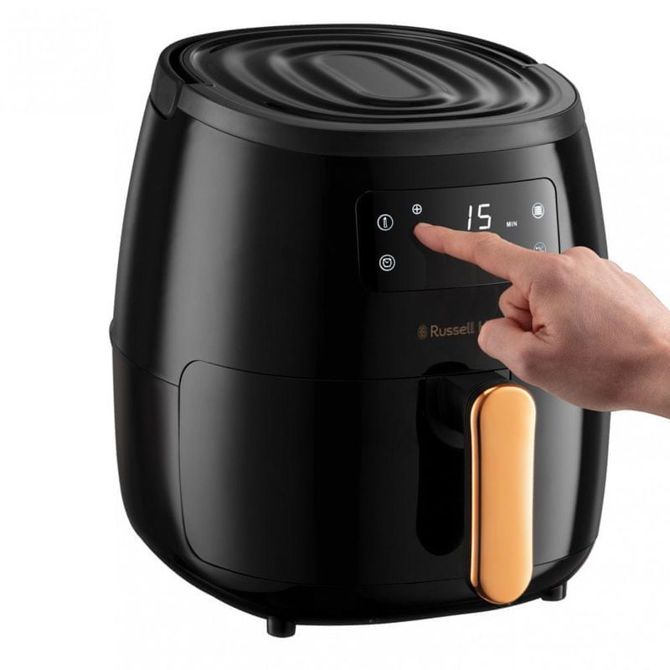 Cvrtnik na vroč zrak Russell Hobbs Satisfry XL Airfryer 26510-56, 5 L prostornina, 1450 W, 8 programov, digitalni LED zaslon, črna barva 2