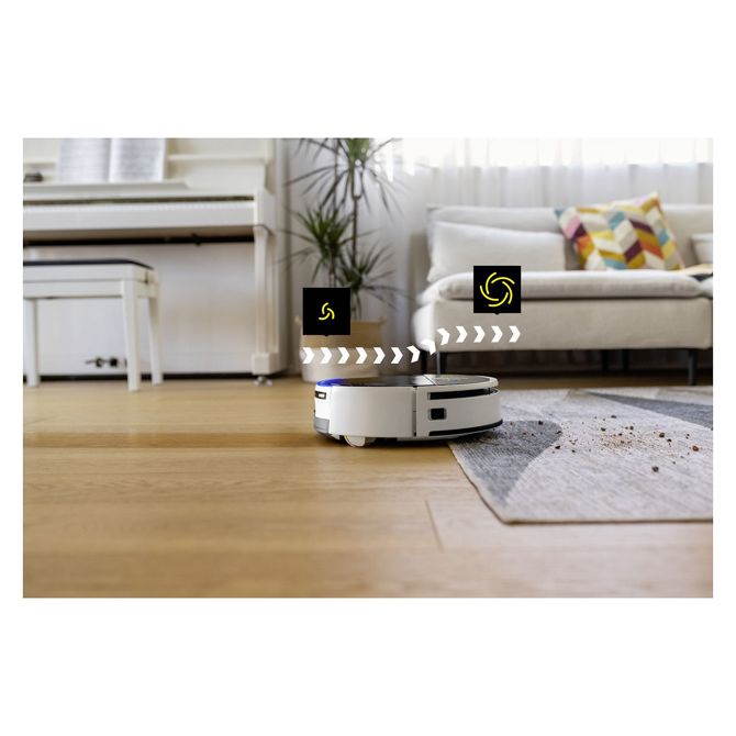 Robotski sesalnik Kärcher RVF 7 Comfort mokro brisanje, samopraznilna posoda, LiDAR navigacija, Wi-Fi, 5200 mAh baterija 6