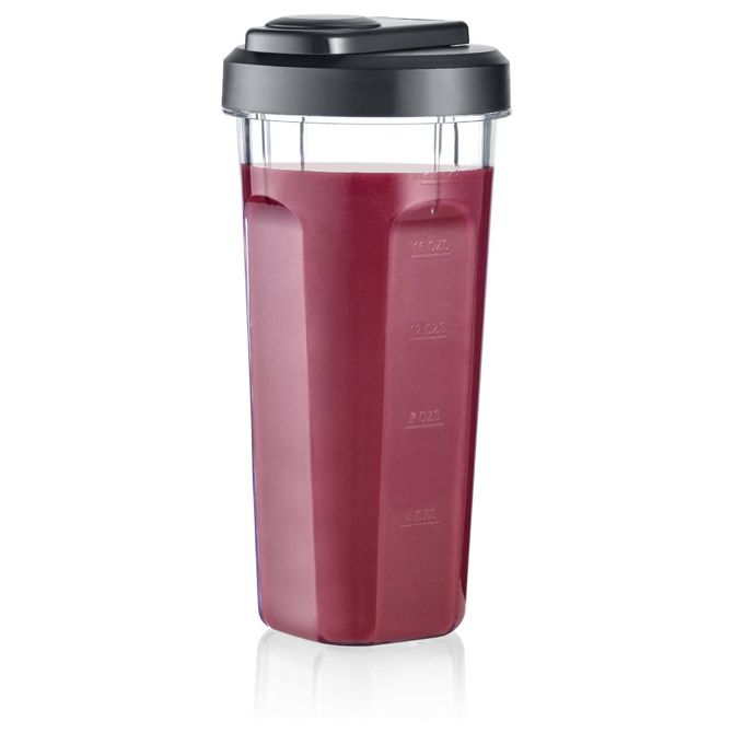 Blender Severin SM 3743 320 W, 0,6 l steklenica, 4 rezila iz nerjavečega jekla, pulzna funkcija, črne barve 4