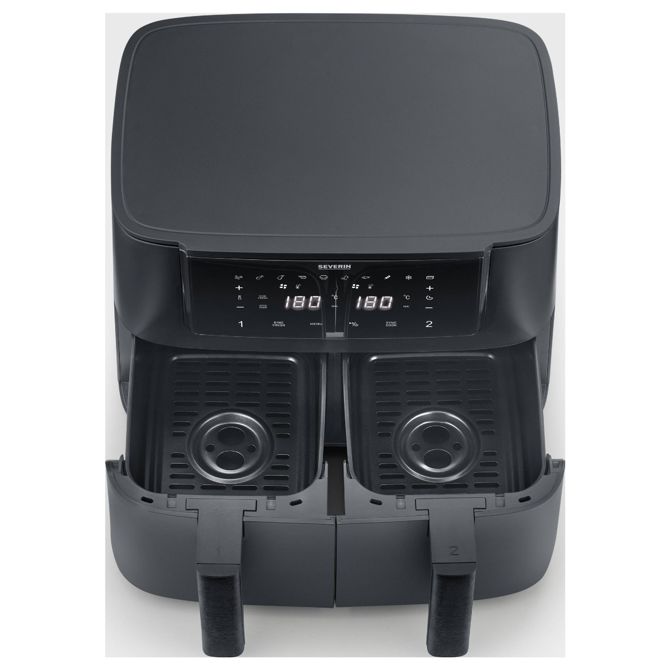 Cvrtnik na vroči zrak Severin FR 2463, 8L, 2600 W, časovna funkcija, z zaslonom 6