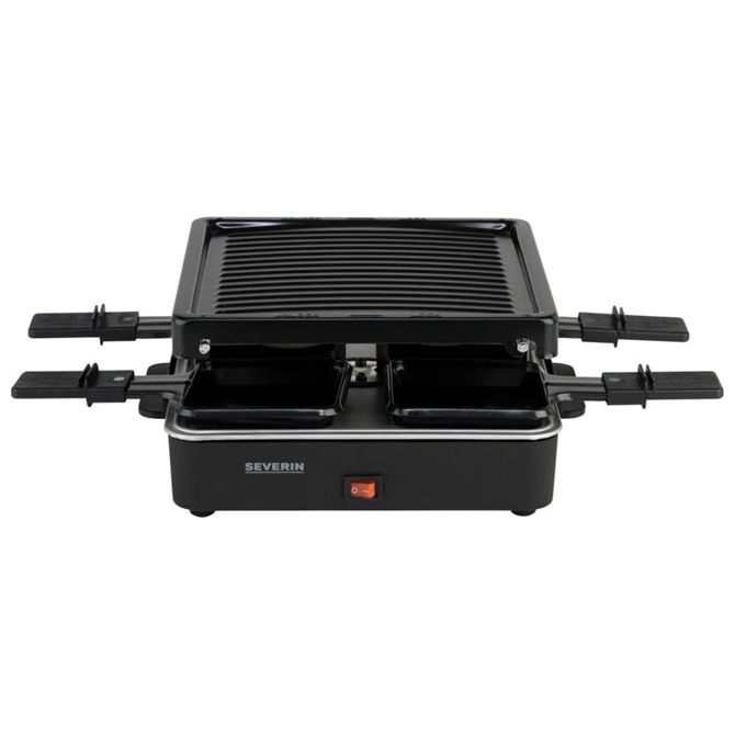 Kompaktni mini raclette žar Severin RG 2370  z aluminijastimi ponevmi za 4 osebe 6