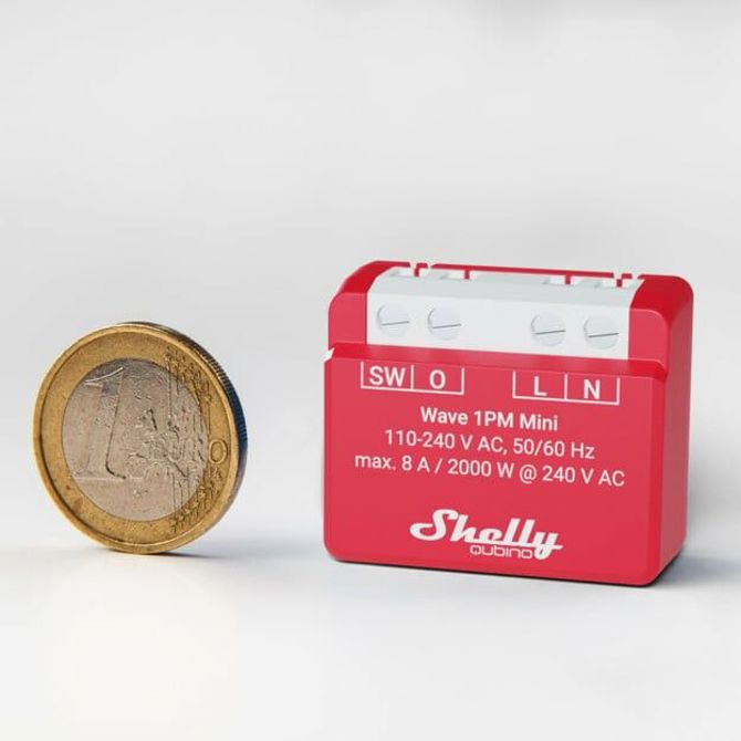 Shelly Relais "Wave 1PM Mini" Z-Wave 2